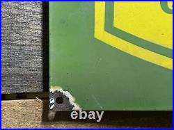 Vintage John Deere Porcelain Sign Gas Farm Tractor Motor Oil Dealer Sales 18 Vintage John Deere Porcelain Sign Gas Farm Tractor Motor Oil Dealer Sales 18