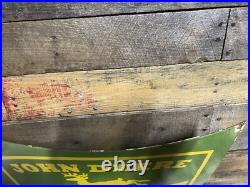 Vintage John Deere Porcelain Sign Gas Farm Tractor Motor Oil Dealer Sales 18 Vintage John Deere Porcelain Sign Gas Farm Tractor Motor Oil Dealer Sales 18
