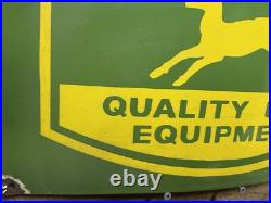 Vintage John Deere Porcelain Sign Gas Farm Tractor Motor Oil Dealer Sales 18 Vintage John Deere Porcelain Sign Gas Farm Tractor Motor Oil Dealer Sales 18