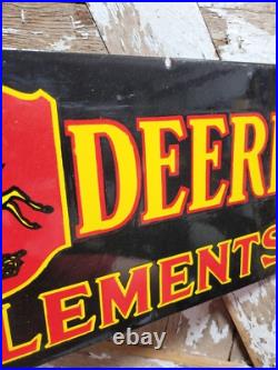 Vintage John Deere Porcelain Sign Midwest Tractor Farm Implements Dealer Sales Vintage John Deere Porcelain Sign Midwest Tractor Farm Implements Dealer Sales