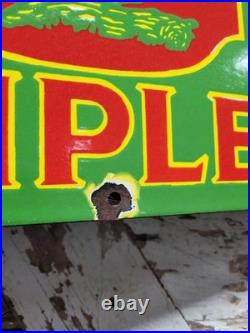 Vintage John Deere Porcelain Sign Old 36 Farming Tractor Dealer Sales Service