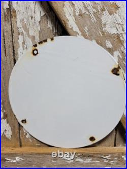 Vintage John Deere Porcelain Sign Old Farm Tractor Equipment Dealer Sale Service