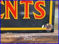 Vintage John Deere Porcelain Sign Old Farming Tractor Equipment Sales 1954 Farm