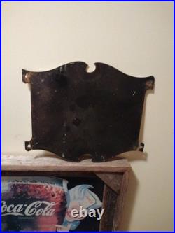Vintage John Deere Porcelain Sign Old Lawn & Garden Farm Tractor Equipment Sales