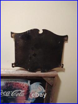 Vintage John Deere Porcelain Sign Old Lawn & Garden Farm Tractor Equipment Sales