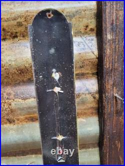 Vintage John Deere Porcelain Sign Old Thermometer Farm Equipment Tractor Dealer