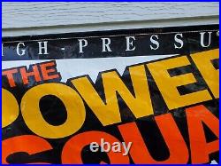 Vintage John Deere Power Squad Pressure Washer Dealer Advertising Banner Sign