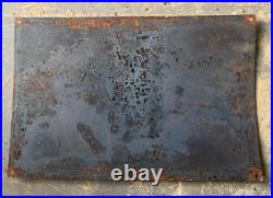 Vintage John Deere Quality Farm Equipment Rusted Front &Back Farm Metal Sign