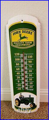Vintage John Deere Quality Farm Equipment Thermometer 27