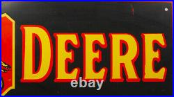 Vintage John Deere Quality Farm Implements Porcelain Advertising Sign
