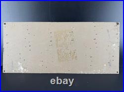 Vintage John Deere Quality Farm Implements Porcelain Sign 18x8 Ande Rooney 1995