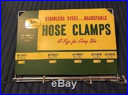 Vintage John Deere RARE NOS Hose Clamps Display
