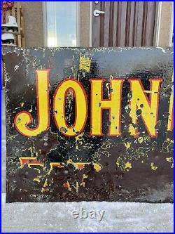 Vintage John Deere Sign Porcelain Advertising John Deere
