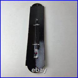 Vintage John Deere Sign Service Guage Gas Pump Sign on Porcelain Thermometer