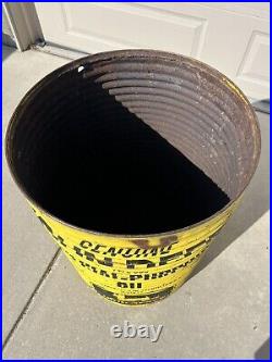 Vintage John Deere Special Purpose Oil Barrel 55 Gal. 1970 Sign