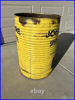 Vintage John Deere Special Purpose Oil Barrel 55 Gal. 1970 Sign