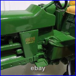 Vintage John Deere The Power Shift 4020 Tractor Die Cast 1/16 License Plate/