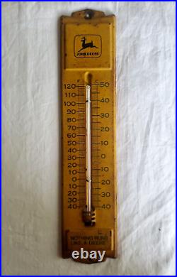 Vintage John Deere Thermometer 1954 Two-Legged Deer Nothing Runs Like a Deere