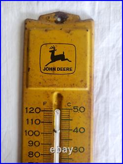 Vintage John Deere Thermometer 1954 Two-Legged Deer Nothing Runs Like a Deere