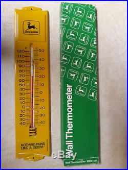 Vintage John Deere Thermometer With Original Box Made in U. S. A