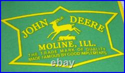 Vintage John Deere Tractor 11 3/4 Porcelain Metal Gasoline Oil Thermometer Sign