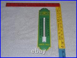 Vintage John Deere Tractor 11 3/4 Porcelain Metal Gasoline Oil Thermometer Sign