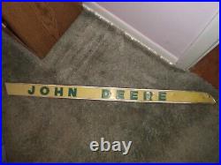 Vintage John Deere Tractor Emblem Plaque Sign