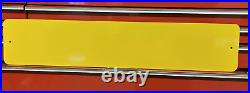 Vintage John Deere Tractor Museum porcelain heavy steel large sign 30 x 6