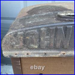 Vintage John Deere Tractor Parts Rad Tank Top D1947R John Deere Advertising Sign