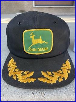 Vintage John Deere Tractor Sign Mesh Cap Truckers Cap John Deere Advertising