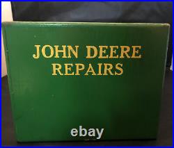 Vintage John Deere Tractors Dealership Repair File Drawer -made of wood Rare