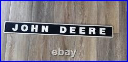 Vintage John Deere dealership/display sign panel Tractor Badge 4x35