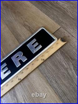 Vintage John Deere dealership/display sign panel Tractor Badge 4x35