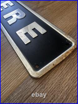 Vintage John Deere dealership/display sign panel Tractor Badge 4x35