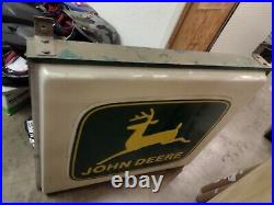 Vintage John Deere lighted Dealership Sign