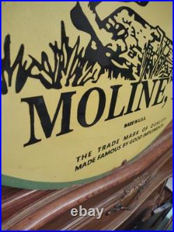 Vintage Large John Deere 30 Porcelain Sign Farming Tractor Dealer Sales Service