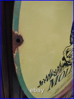 Vintage Large John Deere 30 Porcelain Sign Farming Tractor Dealer Sales Service