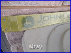 Vintage Large John Deere Farm Implements 32 Porcelain Metal Door Push Sign