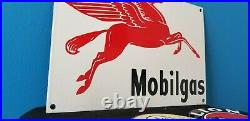 Vintage Mobil, Texaco, Lion Gasoline, John Deere 4 Porcelain Gas Service Signs