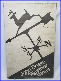 Vintage NOS 1960s John Deere Weather Vane Advertising Sign Part #TY1582 In Box