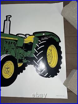 Vintage NOS 1973 John Deere Poster Sign 71 HP 2030 Increased Productivity