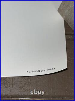 Vintage NOS 1973 John Deere Tractor Poster Sign Spanish Increased Productivity