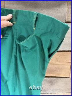 Vintage NOS John Deere Unopened Uniform Polo Shirt Green Yellow White with Pants