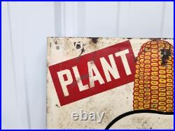 Vintage Original Bear Seed Corn Sign Farm Feed Tractor John Deere Case IH Vintage Original Bear Seed Corn Sign Farm Feed Tractor John Deere Case IH