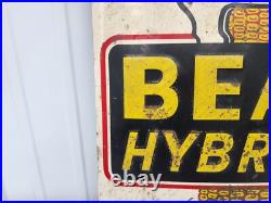 Vintage Original Bear Seed Corn Sign Farm Feed Tractor John Deere Case IH Vintage Original Bear Seed Corn Sign Farm Feed Tractor John Deere Case IH