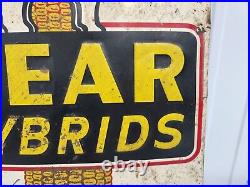Vintage Original Bear Seed Corn Sign Farm Feed Tractor John Deere Case IH Vintage Original Bear Seed Corn Sign Farm Feed Tractor John Deere Case IH