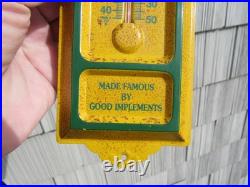 Vintage Original John Deere Thermometer Works Great