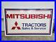Vintage_Original_Mitsubishi_Tractors_Sales_Service_Sign_Farm_Feed_John_Deere_01_otft