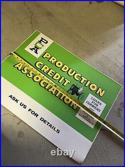 Vintage Production Credit Association PCA Display Sign NOS Loans For Farmers