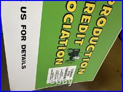 Vintage Production Credit Association PCA Display Sign NOS Loans For Farmers